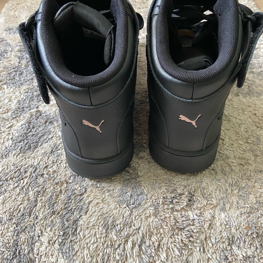 Puma Women's Black High-Top Sneakers - Picture 3 of 11
